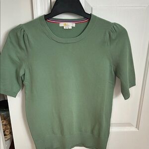 Boden Sage Green Short Sleeve Top